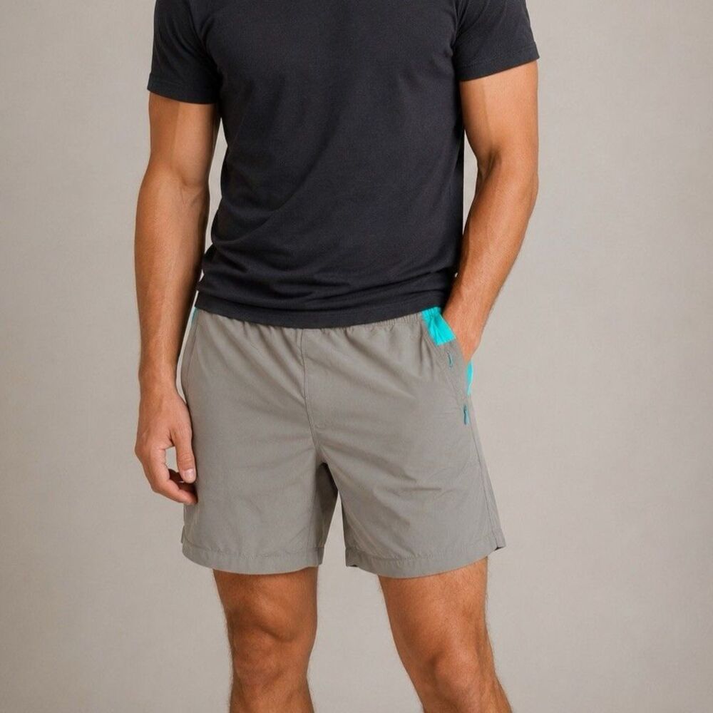 Birddogs Gray Blue Boom for Your Boomstick Classic Lined Shorts Men Size M